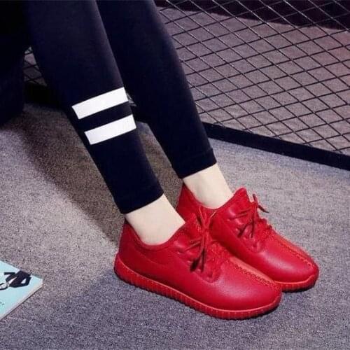 Winter Leather Sports Plus Velvet Flat Bottom Ladies Round-toe Snow Boots Thick Waterproof Non-slip PU Warm Womens Cotton Shoes