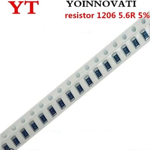 100pcs/SMD 1206 SMD resistor 1206 5.6R 5
