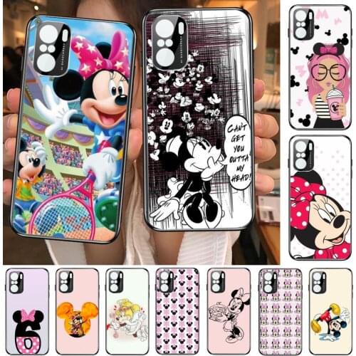 Minnie Mouse Play Phone Case For xiaomi redmi POCO F1 F2 F3 X3 Pro M3 9C 10T Lite NFC Anime Black Cover Silicone Back Prett mi 1