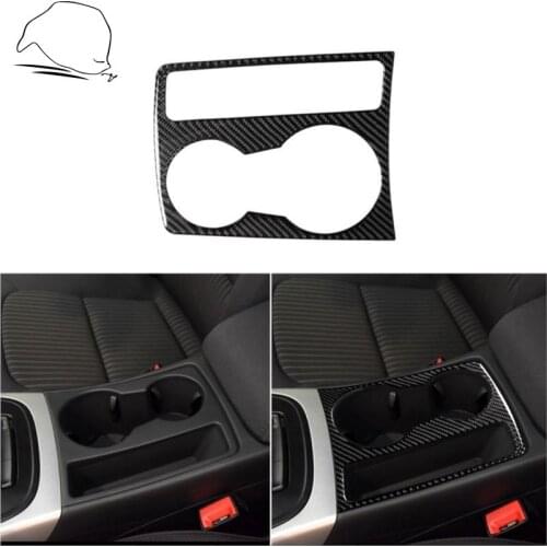 For Audi A5 2008-2017 A4 B8 2009-2016 Q5 2009-2017 Carbon Fiber Trim Cup Cover Sticker Cover Car Styling Accessories Decorative