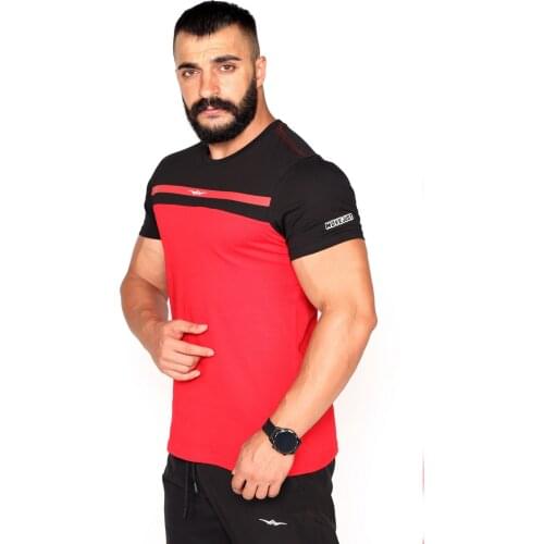 Crew Neck T-shirt Single Jersey Fabric Phosphor Print Detailed