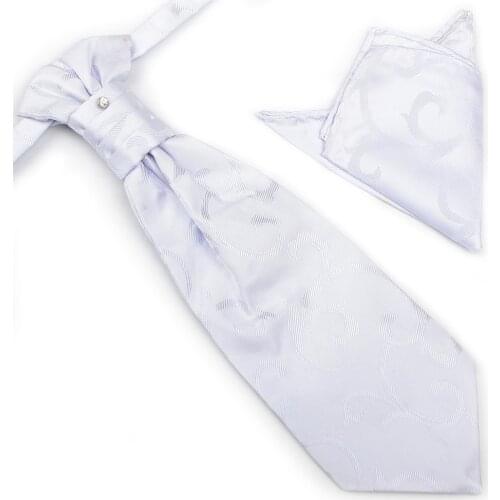 HOOYI 2019 Neck tie sets for men square pocket wedding ties cravate necktie handkerchief 2pcs in 1