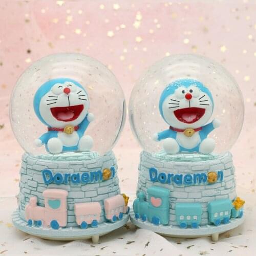 Boy Toy Birthday Gift Falling Snow Music Box Night Light Crystal Ball Music Box Boys Birthday Present Night Led Bedroom Bedside