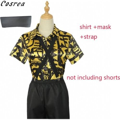 Stranger Things Costume Stranger Things T Shirt Dustin Eleven Costume Nancy Wheeler Yellow Short Sleeve Tee Eye Mask Straps