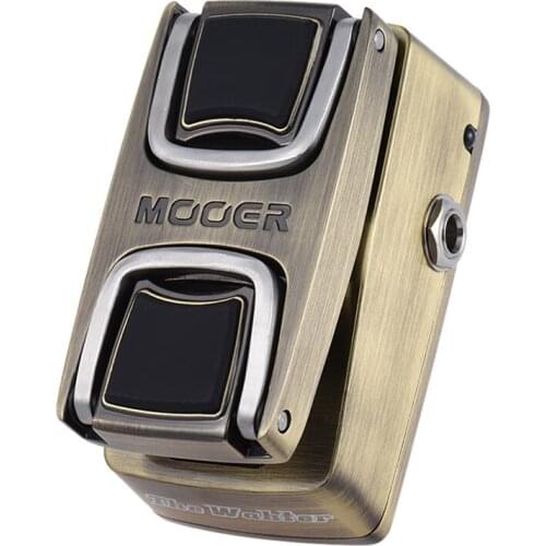 MOOER The Wahter Guitar Pedal Wah Guitar Effect Pedal Pressure Sensing Switch Dual Switching Modes Full Metal Shell Guitar Parts