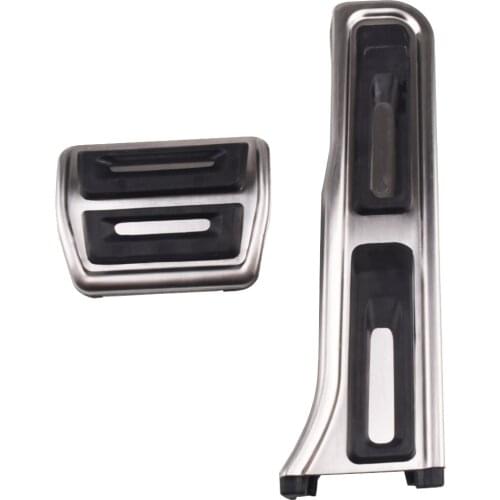Stainless steel Car Pedal Pads Cover For Audi Q3 For Volkswagen Passat B7 Variant Touran Scirocco Car Stying