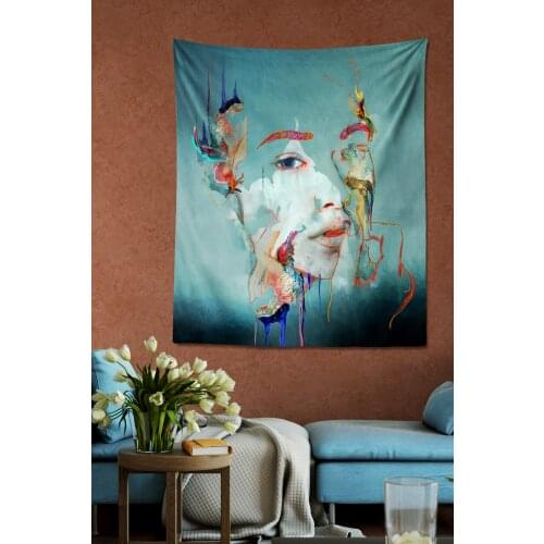 Wall Cover Wall Hanging Bedroom Tapestry Carpet Home Wallpaper Backdrop Home Useful Decor Tapestry Wall Sofa Cover Beach Towel