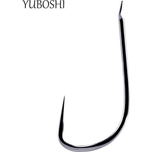 New Black Non-barbed Japanese High-carbon Steel Fishing Hook 1#-10# Series Of High-quality Fishing Accessories 100 pcs/packet