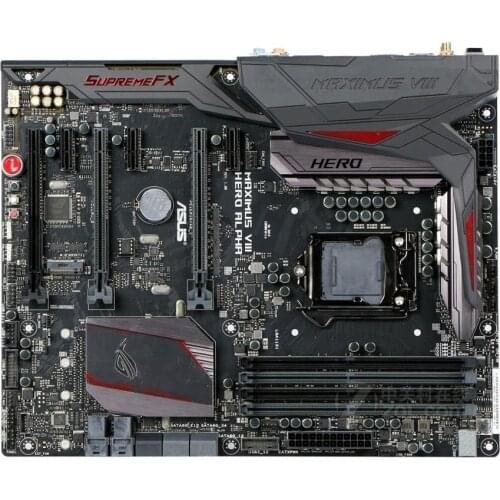 Original motherboard for ASUS ROG MAXIMUS VIII HERO ALPHA LGA 1151 DDR4 USB3.0 USB3.1 M.2 64GB Desktop motherboard Free shipping