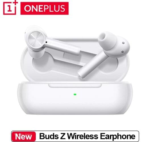 Original Oneplus Buds Z Wireless Bluetooth 5.0 TWS Earphone IP55 Water Resistant Earbuds Fast Charge 450mAh Oneplus Headset