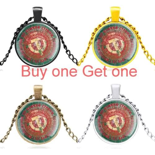Retro Советская Эмблема Cccp Glass Dome Pendant Necklace Men Women Trendy Neck Jewelry Gift