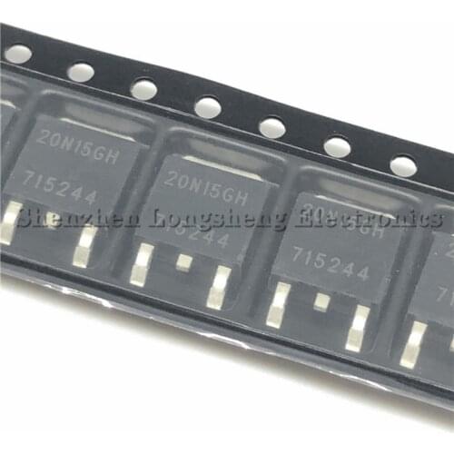10PCS/LOT NEW AP20N15GH TO252 SMD 20N15GH TO-252 Field effect