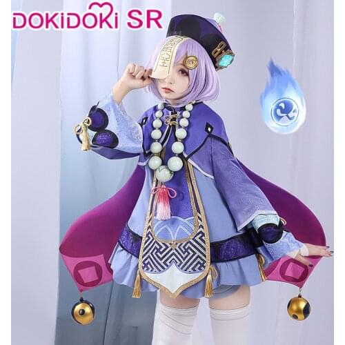 PRE-SALE DokiDoki-SR Game Genshin Impact Cosplay Qiqi Costume Qiqi Cosplay Genshin Impact Costume
