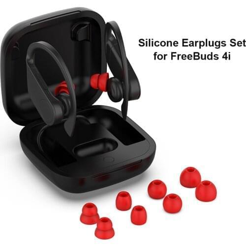 1 Set Earphone Earplugs Covers Earbuds Dust-Proof Silicone Caps Ear Caps Cushion Silicone Tips Earbuds for FreeBuds 4i