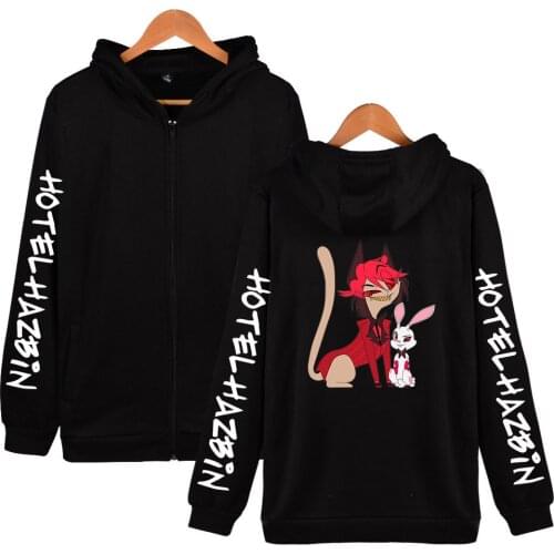 Hot Sale Zipper Hoodie Popular Black Sweatshirts Men Women Autumn Winter Novelty Clothes for Teens Banana Fish Teen Pullovers