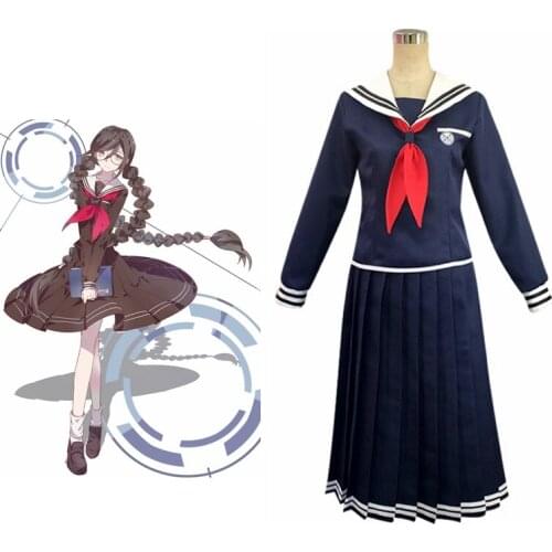 Unisex Anime Cosplay Dangan Ronpa Touko Fukawa Cosplay Costumes Suit Sets Uniform Customized Size