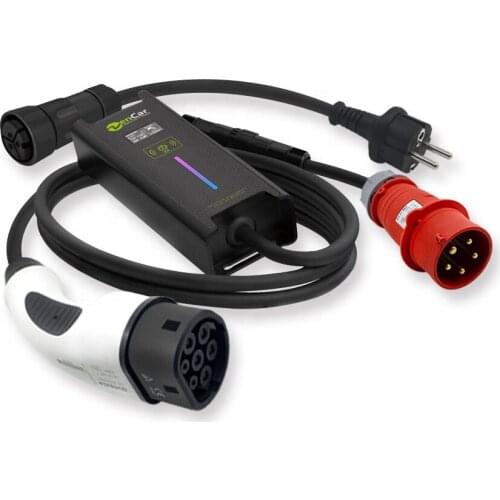 Zencar 32A EVSE type 2 portable EV charger 220V EV Charging station