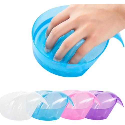 1Pcs Nail Art Hand Wash Remover Soak Bowl Wash Nail Polish Removal DIY Salon Nail Spa Bath Treatment Cleaner Nail Manicure Tools