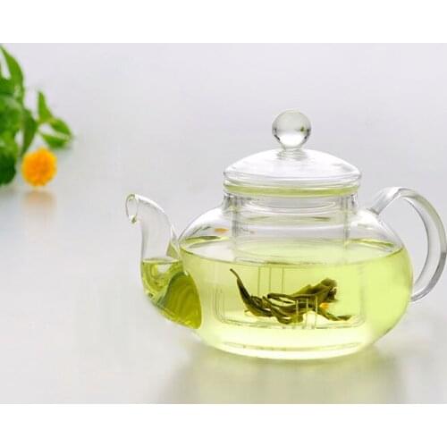 1PC New Practical Resistant Bottle Cup Glass Teapot with Infuser Tea Leaf Herbal Coffee 800ml /1000ml
