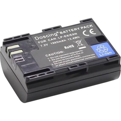 1P LP-E6 LP E6 Built-in Import Battery cells Camera Battery for Canon DSLR EOS 5D Mark II Mark III 60D 60Da 7D 70D 6D