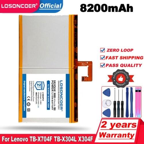 8200mAh L16D2P31 Battery For Lenovo TAB 4 10 / 10 REL / 10 PLUS TAB4 PLUS TB-X704F TB-X304L X304F TB-X704F X704L X504F X504L