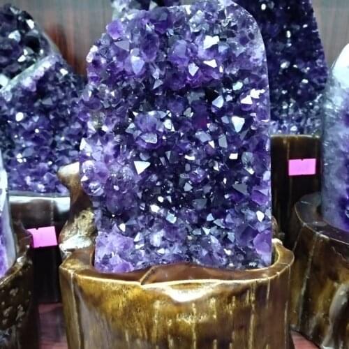 Amethyst Quartz Cluster - Uruguayan - Crystals - Gemstones - Geodes - Minerals
