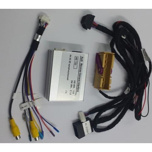 Car Smart Front Camera And Rear Camera Video Interface For Audi A4 A5 Q5 Symphony Concert Without MMI Parking Guidelines