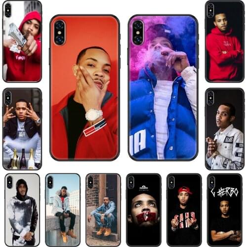Rapper G Herbo Phone case For iphone 4 4s 5 5S SE 5C 6 6S 7 8 plus X XS XR 11 PRO MAX 2020 black painting coque fashion back