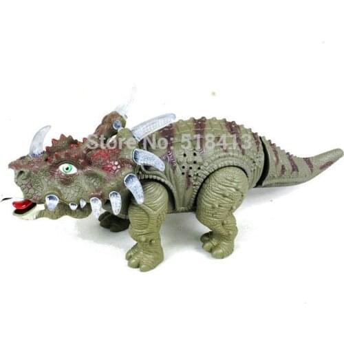 Dinosaur Electric Simulation Dinosaur With Light Music Educational Toy Model Toys For Children Ready-to-go Electronic Battery