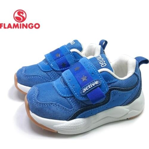 FLAMINGO Spring Sport Running Children Shoes Hook&Loop Outdoor Sneaker for Kids Size 22-27 Free Shipping 201K-SM-1596