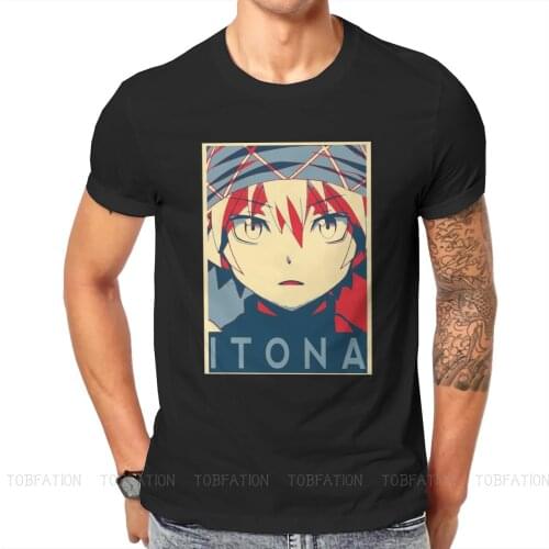 Itona Fashion TShirts Assassination Classroom Japanese Comedy ACG Men Style Fabric Streetwear T Shirt Round Neck Oversized