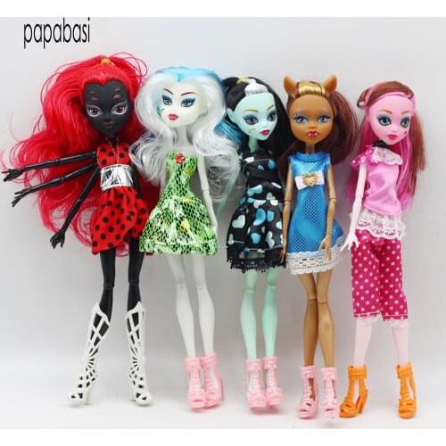 1pcs Dolls New Style high dolls Monster fun high Moveable Joint Body Fashion dolls Girls Toys Best Gift