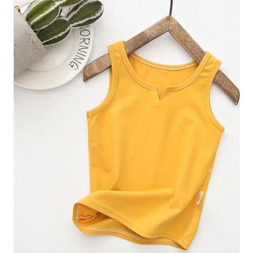 Summer Tanks Tops Girl Underwear Kids Clothes Cotton Camisole Baby Undershirt Teenager Singlets Children Underwears