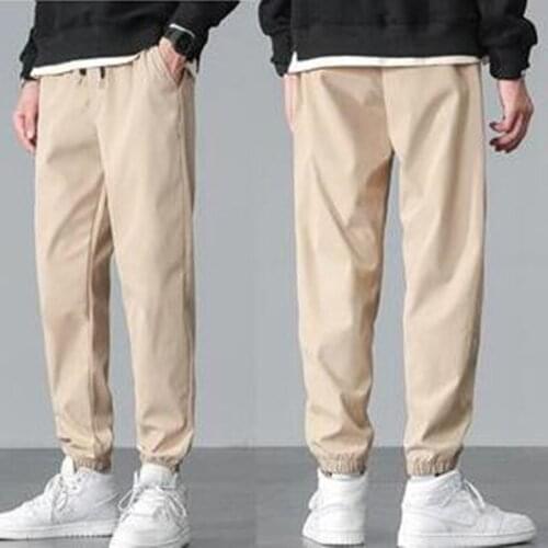 2021 Spring and Autumn New Mens Trousers Sports Casual Loose Fashion Mens High Quality Mens Clothing Men Pants Streetwear Men