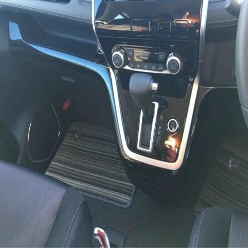 For Nissan Serena C27 2016-2018 2019 ABS Interior Middle Panel Center Control Cover trims Car Accessories Styling