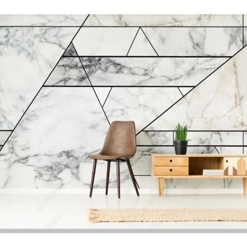 Papel de parede Modern lines geometric marble 3d wallpaper mural,living room tv wall bedroom wall papers home decor