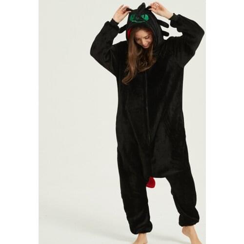Adult How to Train Your Dragon Kigurumi Onesie Pajamas Cosplay Costume Sleepsuit Sleepwear Jumpsuit Party Carnival Clothing