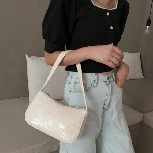 Simple Female Daily Bag Casual Pu Leather Sling Handbag Purse Women Elegant Chain Shoulder Crossbody Bag Popular