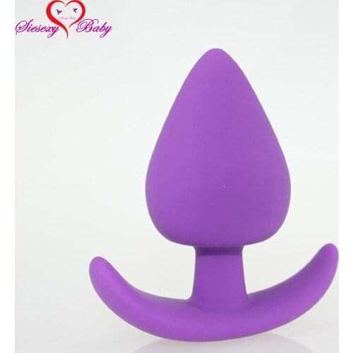 Water drop shape Silicone Anal Plug Sex Toys Anus Beads Vagina G-spot Massager Erotic Toys Butt Plug Anal Toys For Adult Game