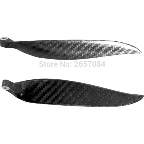 9.5x5/10x6/11x6/11x8/12x6/12x6.5/12x8 CF Carbon Fiber Folding Propeller For RC Airplane Props Fixed wing model RC model