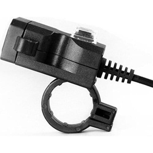 Smart Practical Universal Dual USB Waterproof Car Quick Charger Motorcycle Handlebar Adaptive 2.1A 12-24V Auto Charger