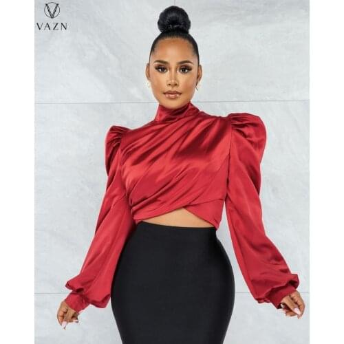 Женские однотонные футболки VAZN China At AliExpress