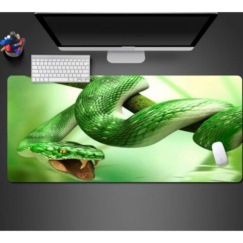 Tree Branch Green Snake Mouse Pad Rubber Washable Wot Game Pad Pro Premium Office Computer Keyboard Mouse Desk Mats Boy gifts
