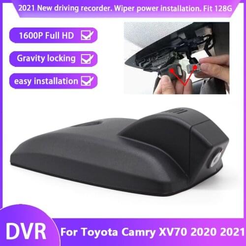 2K 1600P Plug and play Car DVR Video Recorder Dash Cam Camera High quality driving recorder HD For Toyota Camry XV70 2020 2021