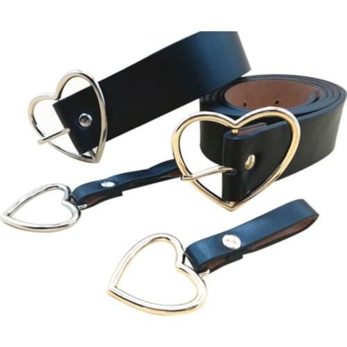 Vintage Metal leather belt without pin high quality metal buckle Newest Round buckle belts women waist female Cowhide belts