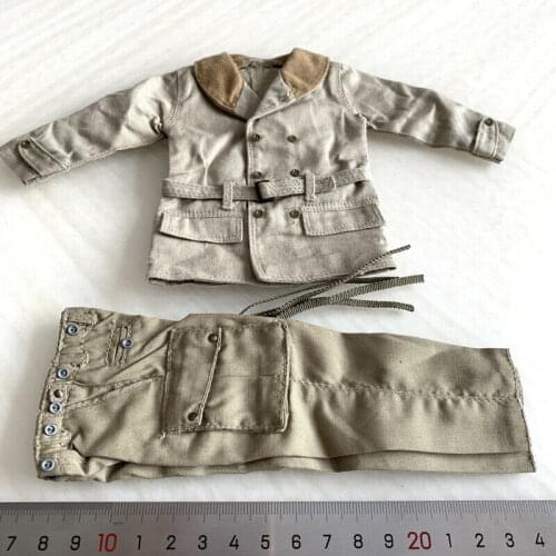 1/6 Scale World War II U.S. Army Airborne Soldier Jacket Pants Model for 12"