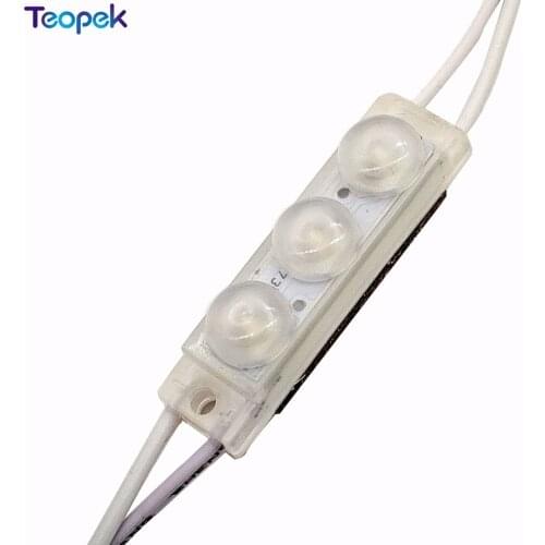 100pcs 2835 3 led injection module With len 1.5w 150lm high power small side light led lamp super brightness outside backlight