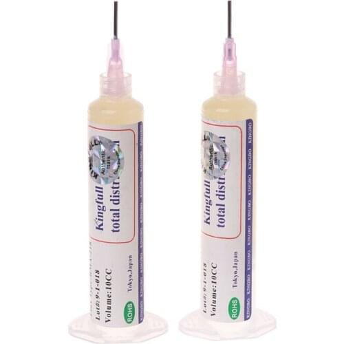 2 Pcs 10CC RMA-218 BGA Reballing No-Clean Repair Solder Flux Paste With Needles