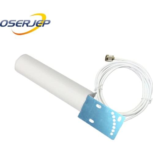 3g 4g lte outdoor antenna 12DBi with N connector onmi external 2600 antenna 700-2700MHz with 10m cable for cell phone repeater