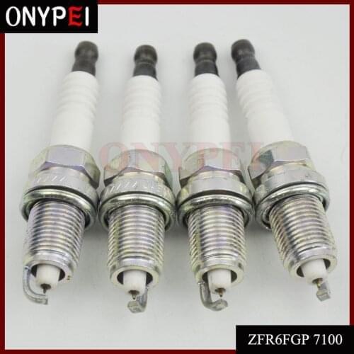4pcs/lot Iridium Spark Plug ZFR6FGP 7100 For BMW Dodge Ford Mazda ZFR6FGP-7100